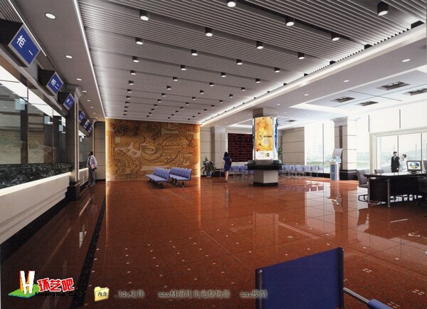 辦公室3d模型