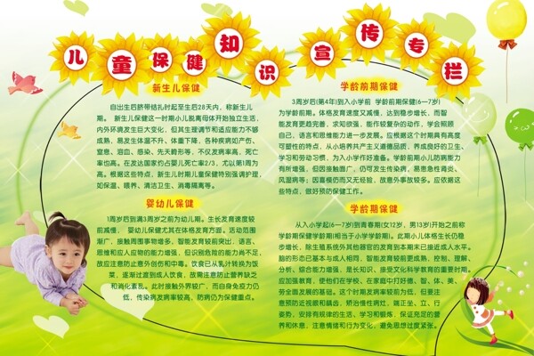 兒童保健知識(shí)宣傳欄圖片