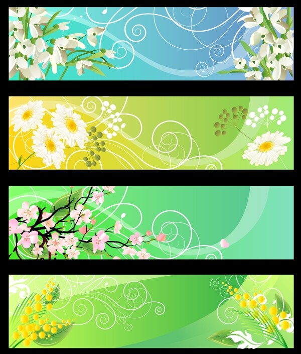 歐美花紋1856矢量EPS
