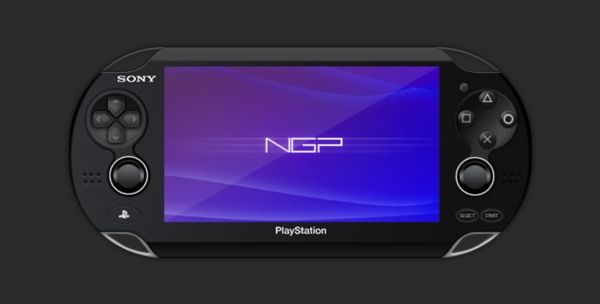 黑色索尼PlayStationNGP圖標(biāo)psd