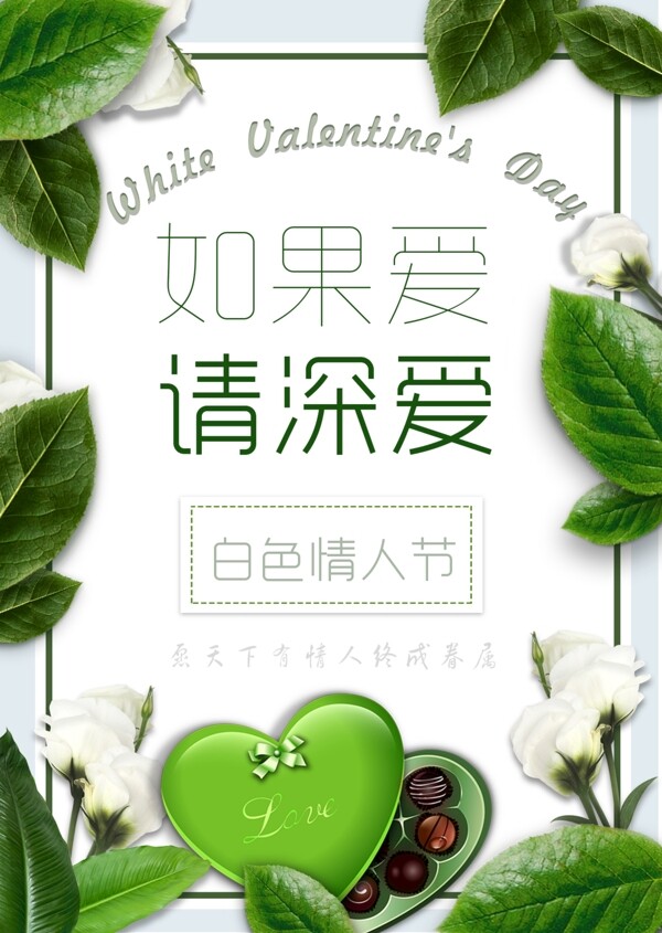 白色情人節(jié)314海報