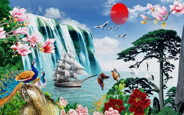 沙發(fā)背景墻