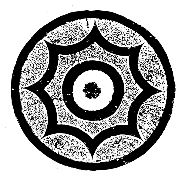 瓦當(dāng)圖案秦漢時期圖案中國傳統(tǒng)圖案圖案046