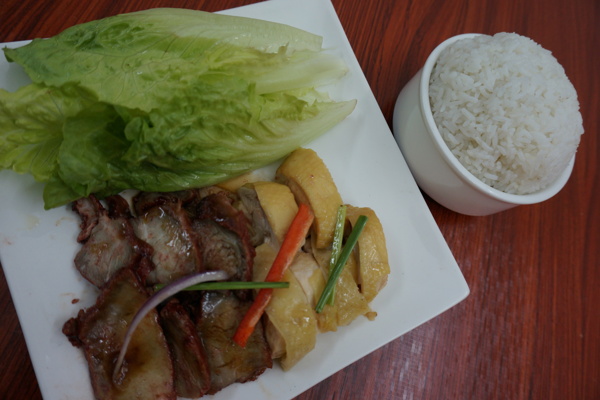 燒臘雙寶飯圖片