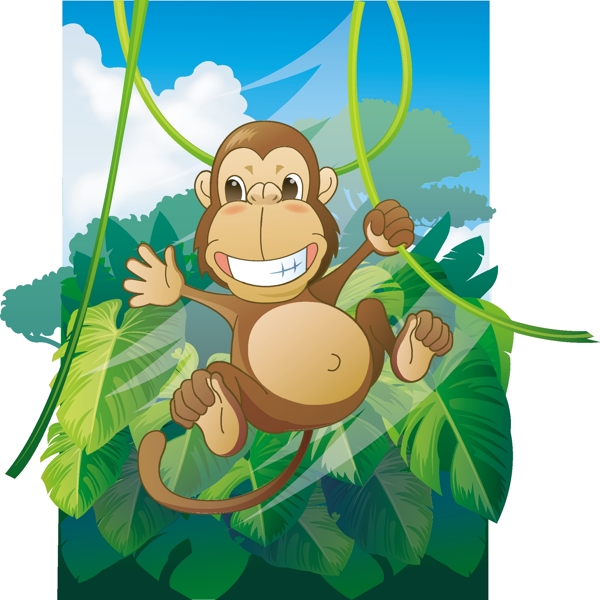 寫實野生動物矢量圖27