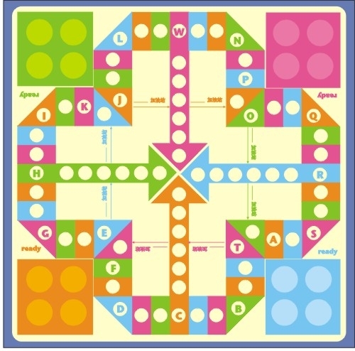 飛行棋棋盤
