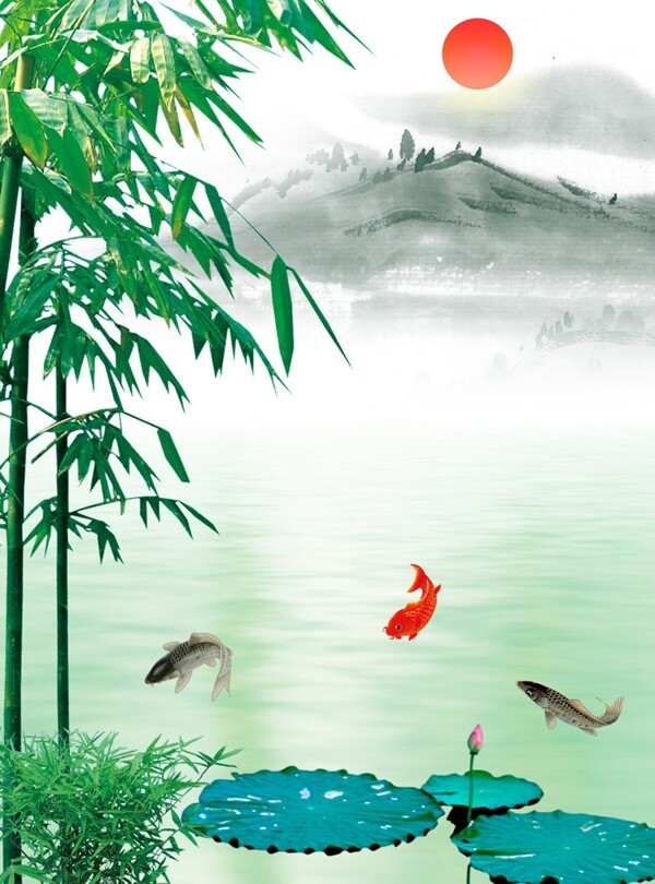 山水圖片