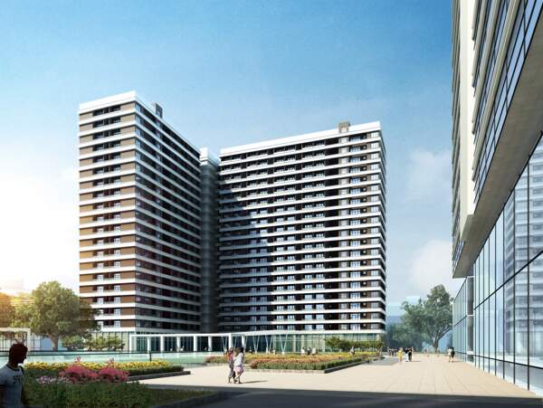 小區(qū)建筑效果圖圖片