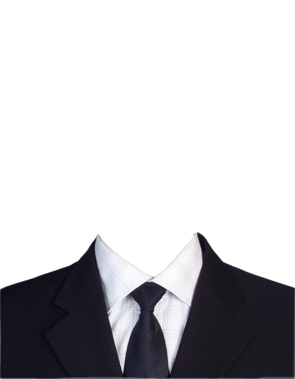 證件照服裝PSD素材圖片
