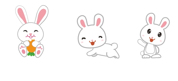 可爱卡通兔子图片