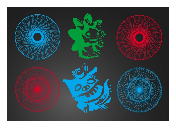 魔術(shù)圈和圖形圖標(biāo)集