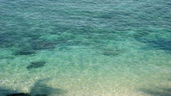碧绿的海水背景素材图片