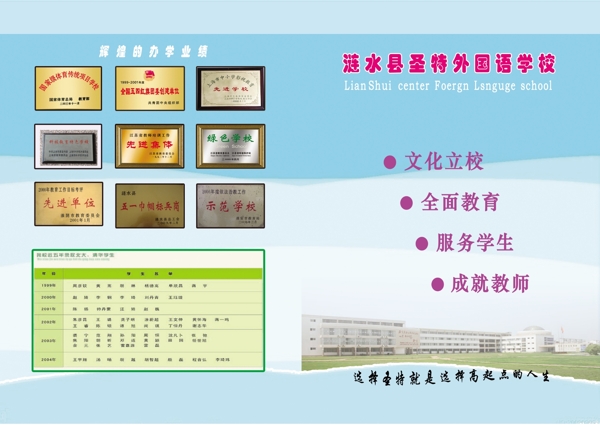 招生簡章正面圖片