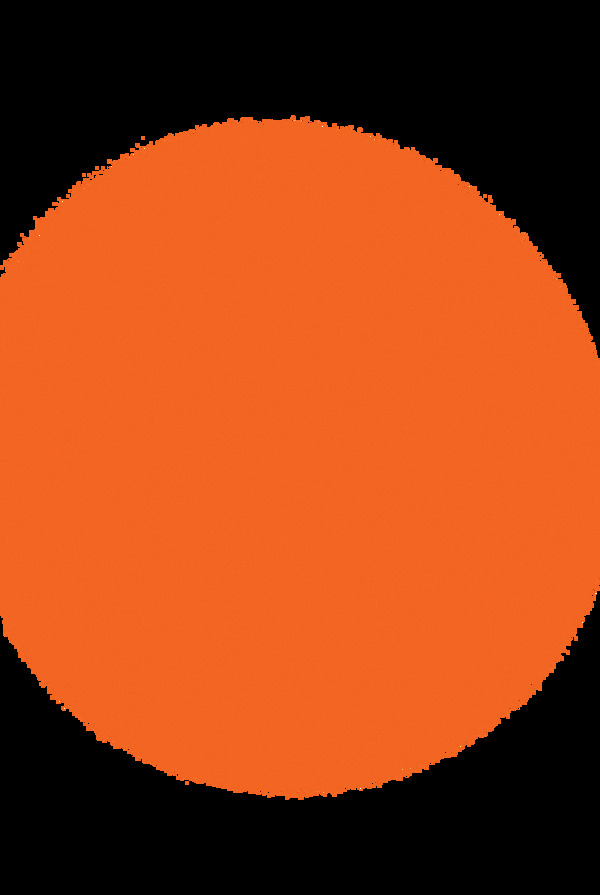 橙色圆形光晕效果免抠png透明素材