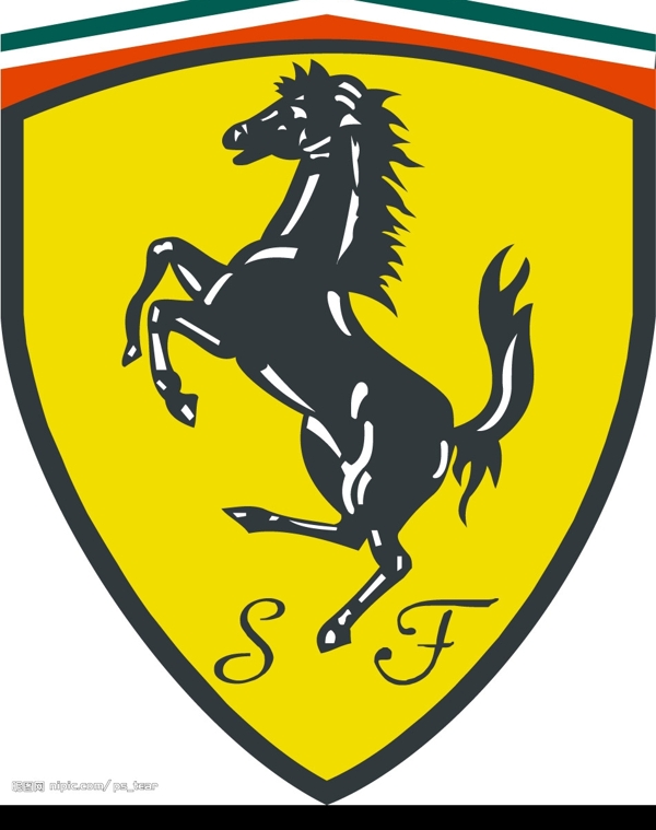 Logo法拉利汽车标志图片