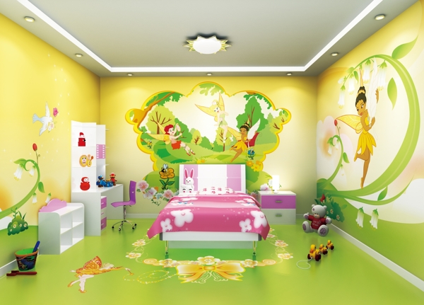 儿童温馨卧室图片