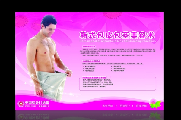 门诊男科手术室宣传广告图片