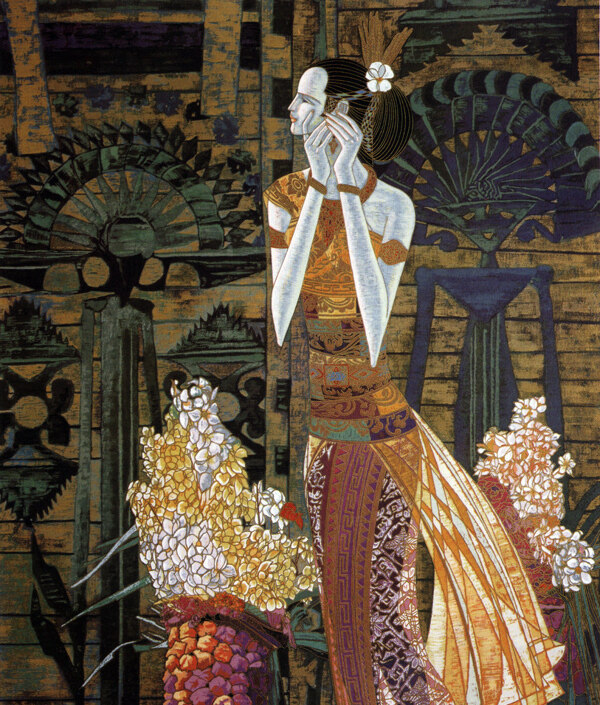 位圖人物女人色彩棕色免費(fèi)素材