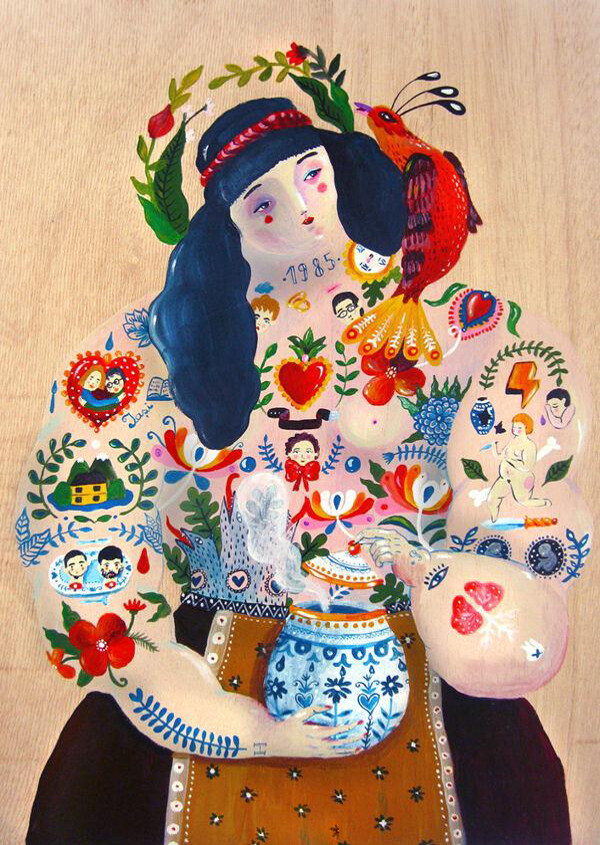 位圖插畫人物圖案女人動(dòng)物免費(fèi)素材