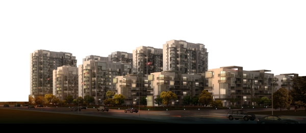 小區(qū)建筑效果圖