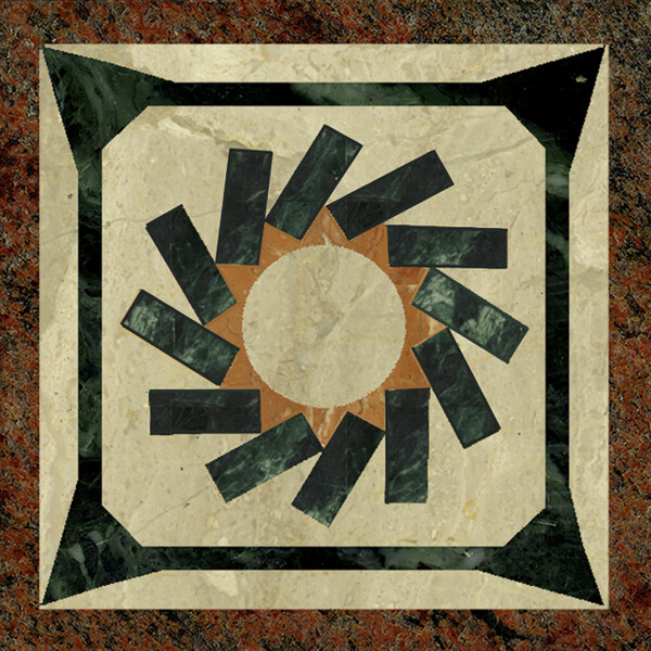 大理石拼花高質(zhì)量3D石材材質(zhì)35