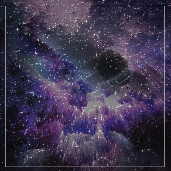 炫紫星空背景宇宙