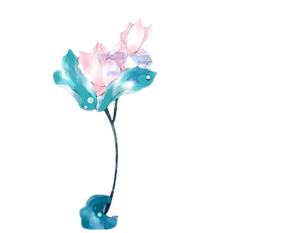 古風(fēng)水彩花