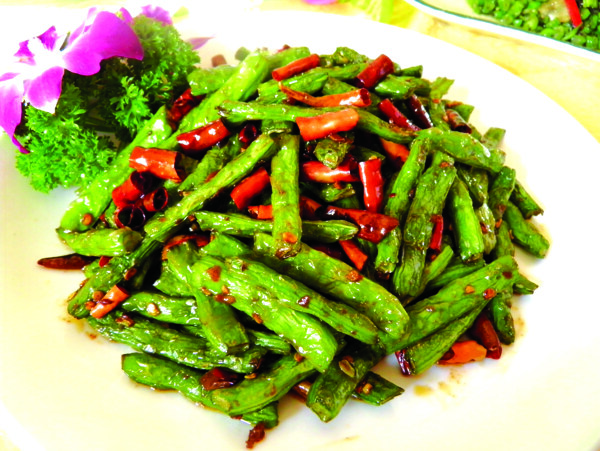 干煸四季豆圖片