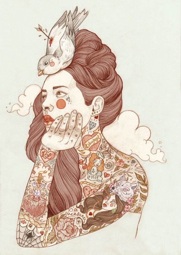 位圖插畫時(shí)尚插畫人物插畫時(shí)尚插畫免費(fèi)素材