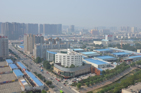 鄭州市區(qū)鳥瞰圖圖片