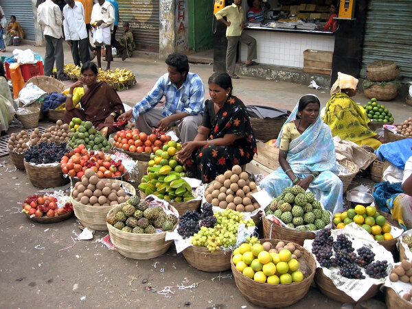 印度水果摊