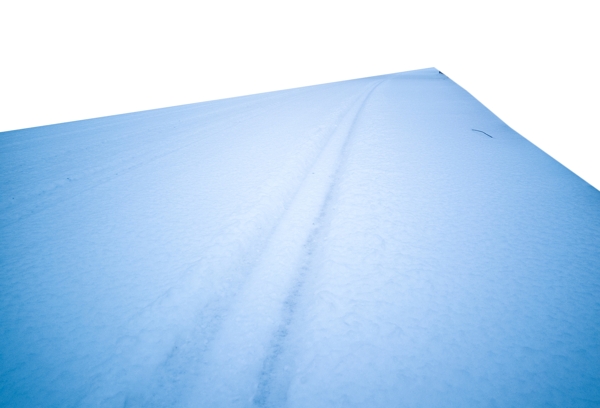 道路白雪宽敞白色