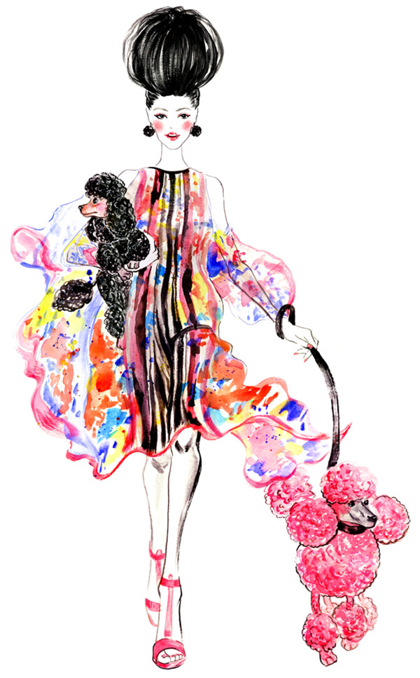 服裝設計手繪效果圖