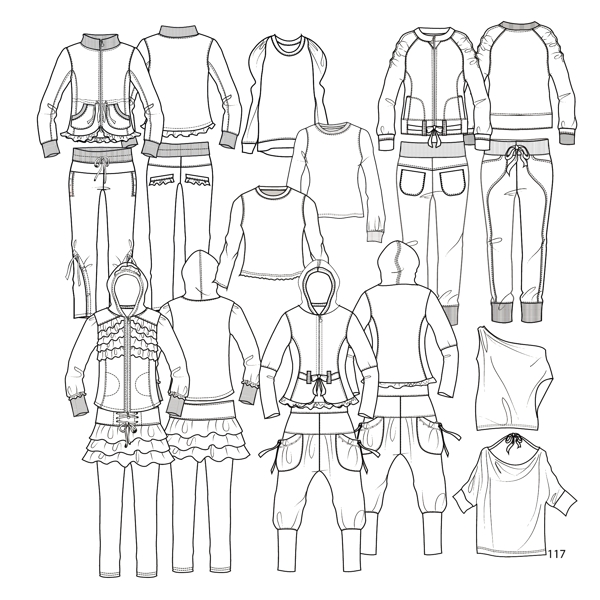 服裝模板圖片