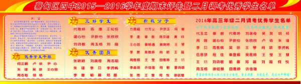 光榮榜