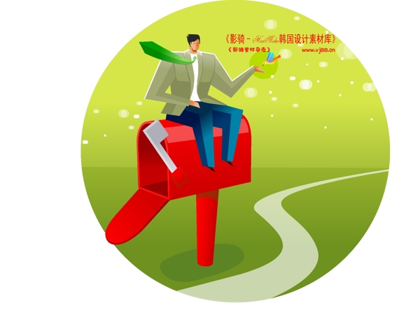 商務(wù)插畫商務(wù)矢量素材商務(wù)男性HanMaker韓國(guó)設(shè)計(jì)素材庫(kù)