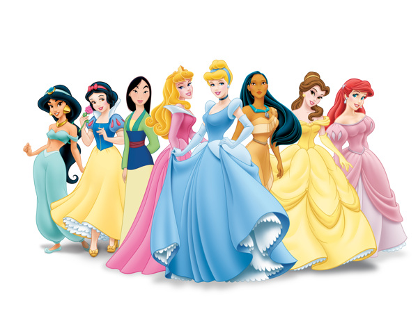 迪士尼的八位公主图片