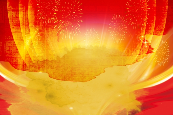 火苗噴濺大氣banner背景圖
