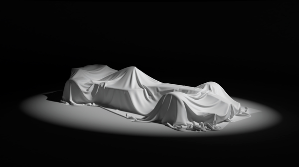 白布遮住的F1赛车图片