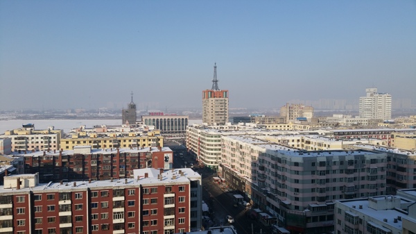 冰雪中的哈爾濱