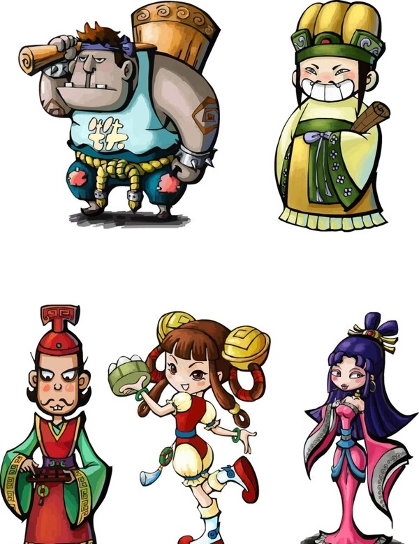 矢量卡通人物圖片