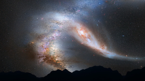 银河仙女座星系图片