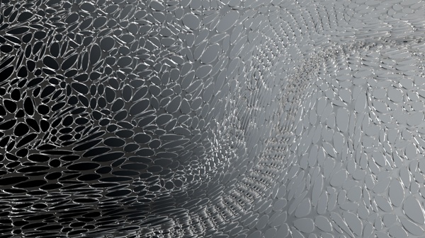 缕空透明玻璃艺蜂窝网格背景纹理
