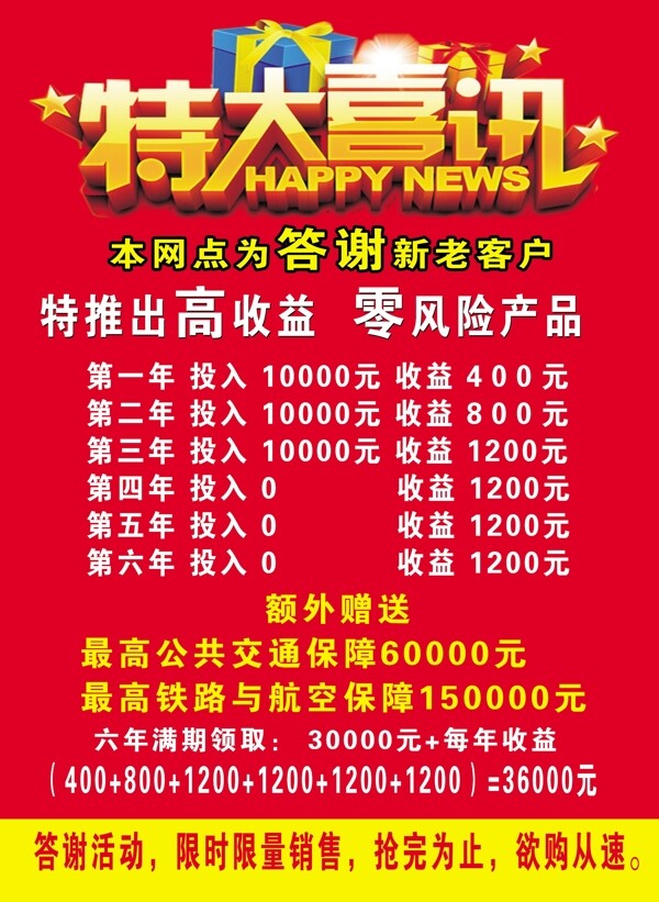 特大喜訊