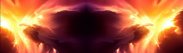 火光夢幻炫酷背景banner