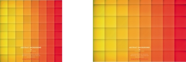 黄色到橙色渐变几何背景