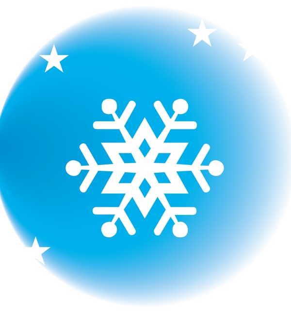 下雪藍(lán)色圖標(biāo)