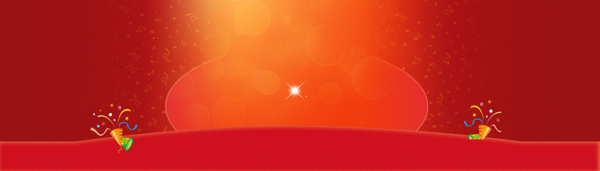 紅色電器狂歡促銷背景banner