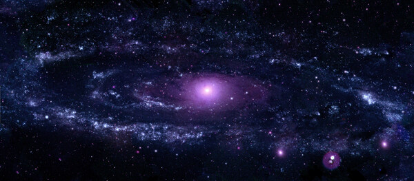 太空系列紫色星云