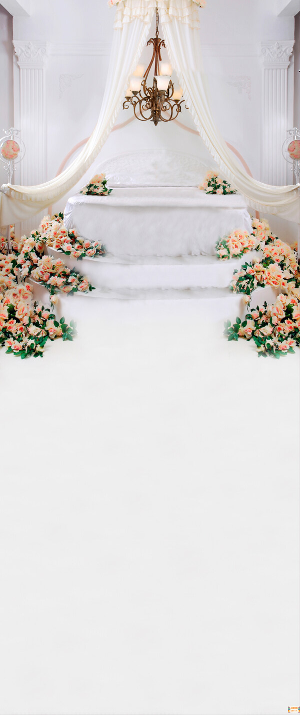 婚礼影楼背景图片